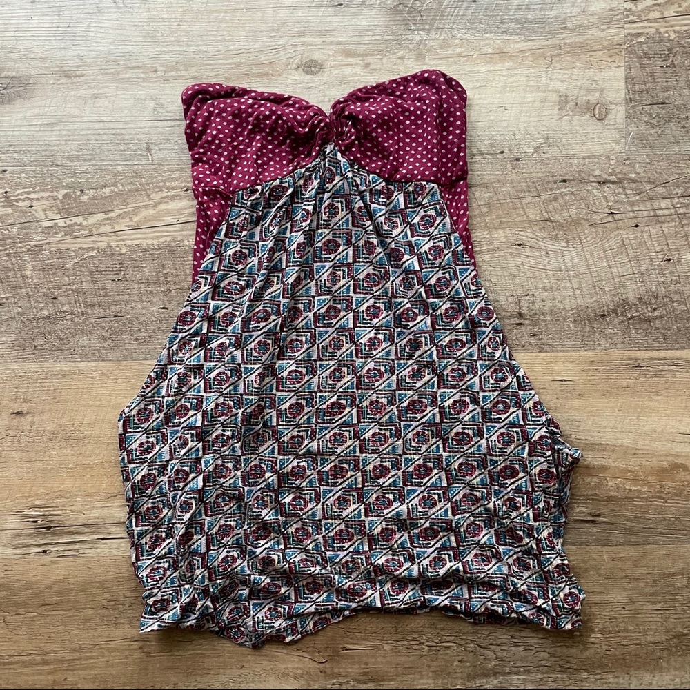 Silence + Noise strapless top